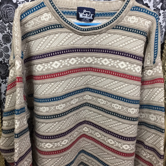 Woolrich Other - Vintage WOOLRICH Heavy Ski Sweater x 80s Retro 90s